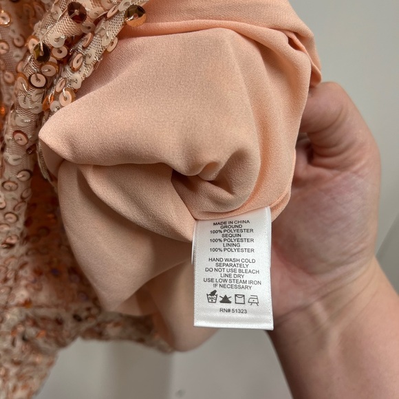 CeCe Desert Floral Sequin Romper - Picture 7 of 8